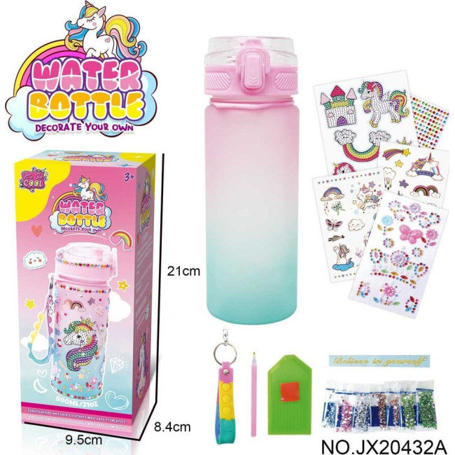 Детская бутылка для воды Unicorn + аксессуары ZKP.JX20432A