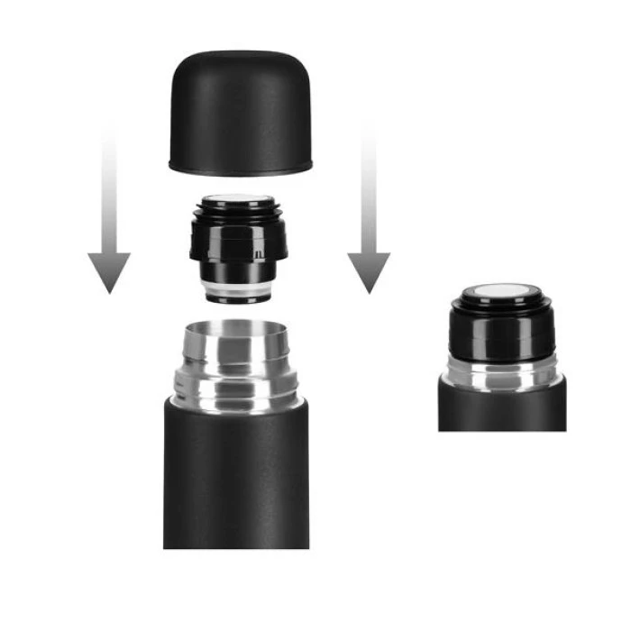 Термос NILS CAMP NC3804 1 л черный