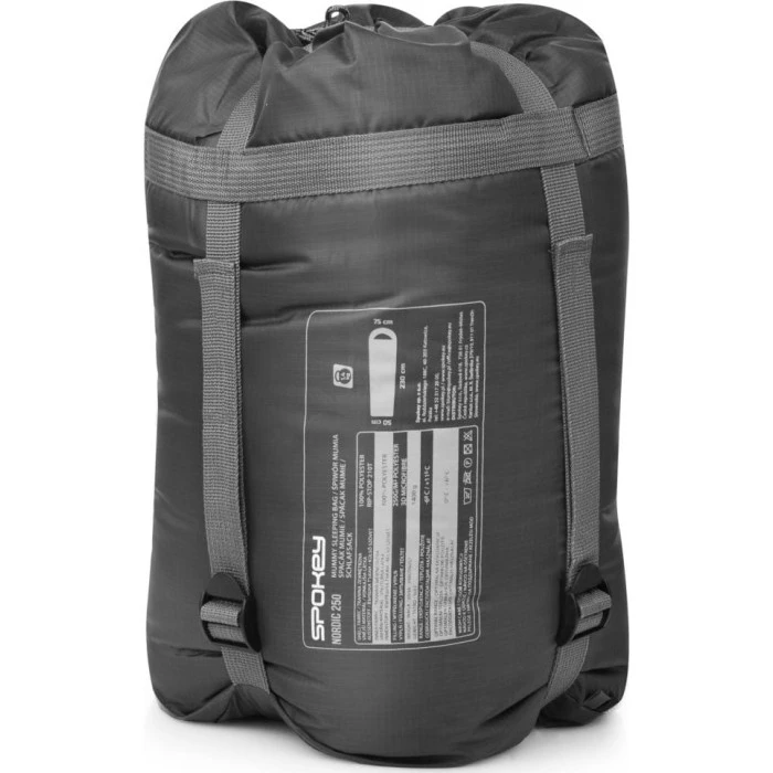 Спальный мешок Mummy Spokey NORDIC 250, черный