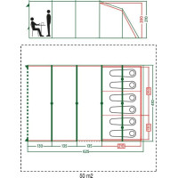 Туристичний намет Coleman Vail 6 Long