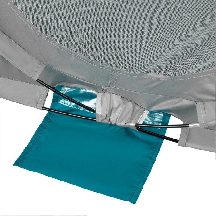 Намет пляжний NILS CAMP NC3142, бірюзово-сірий