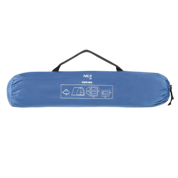 Намет двомісний NILS CAMP NC6010 Hiker, 275 х 150 х 105 см, синій