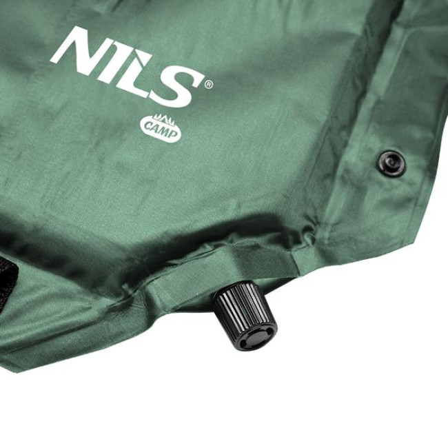 Коврик самонадувающийся NILS CAMP NC4008, 188 х 57 х 2,5 см - зеленый