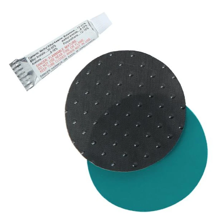 Коврик самонадувающийся NILS CAMP NC4340, 195 х 160 х 5 см - серо-бирюзовый