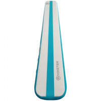 Мат гімнастичний надувний MASTER AirBeam, 300 x 40 x 10 см, сіро-блакитний