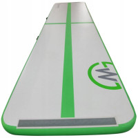 Мат надувной гимнастический MASTER, 600 x 100 x 20 см, серо-зеленый.