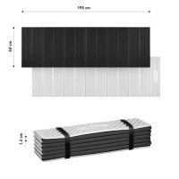 Килимок складаний NILS CAMP NC17103 195 см, чорний