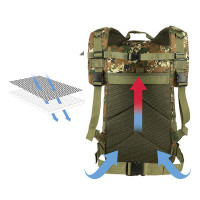 Туристический рюкзак NILS CAMP CBT7204 зеленый камуфляж