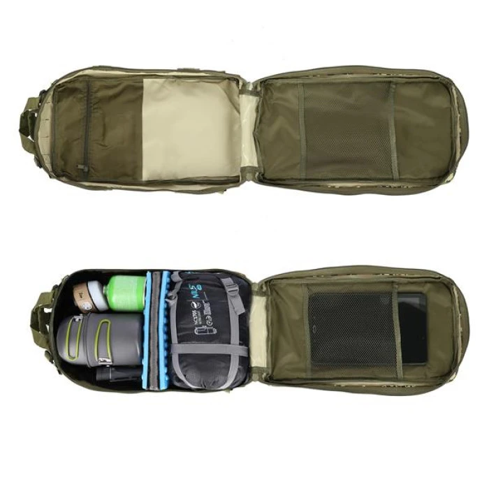 Туристический рюкзак NILS CAMP CBT7204 зеленый камуфляж