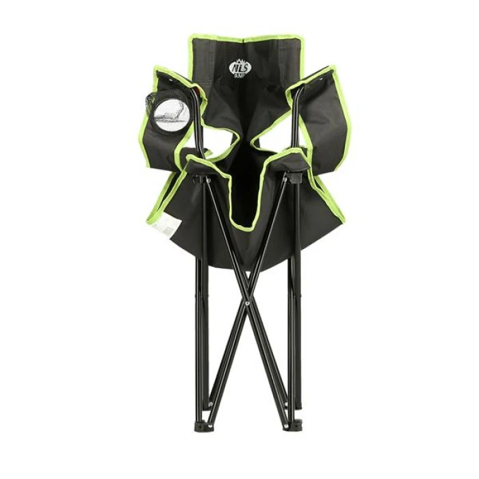 Кресло кемпинговое NILS CAMP NC3044 черно-лаймовое