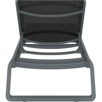 Шезлонг Siesta Tropic, сіро-чорний