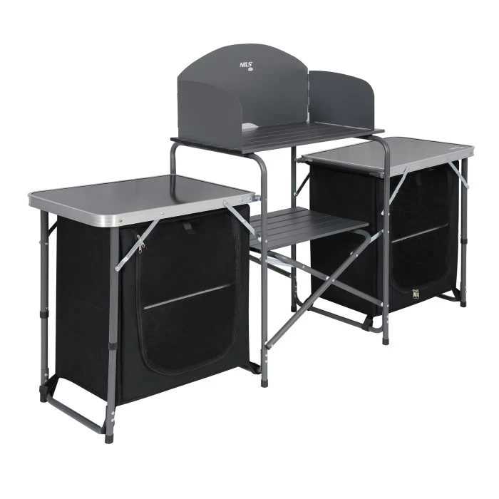 Кемпинговый шкаф с ветрозащитой NILS CAMP NC3042