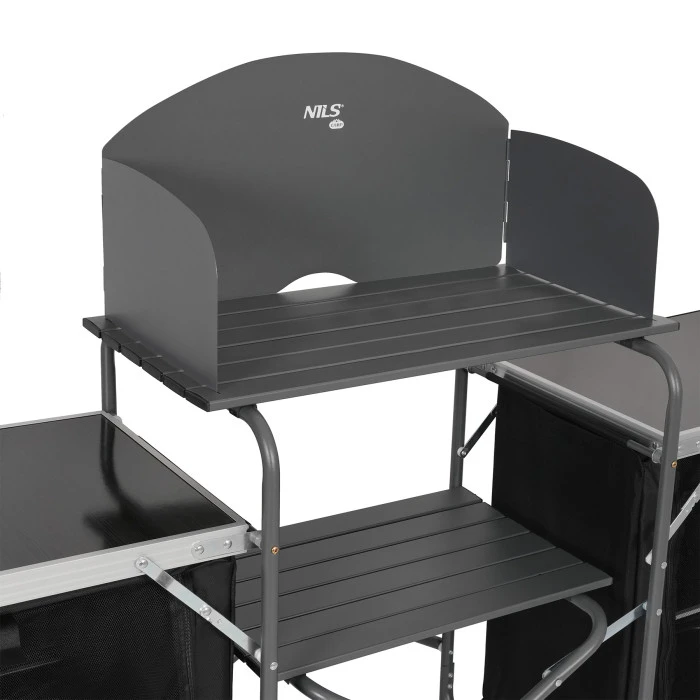 Кемпинговый шкаф с ветрозащитой NILS CAMP NC3042