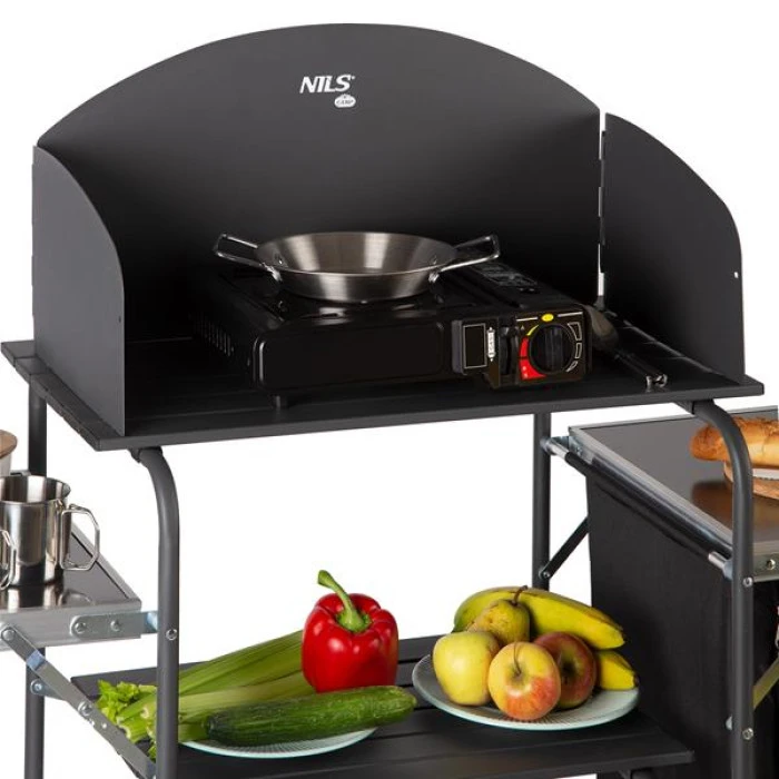 Кемпінгова шафа з вітрозахистом NILS CAMP NC3041