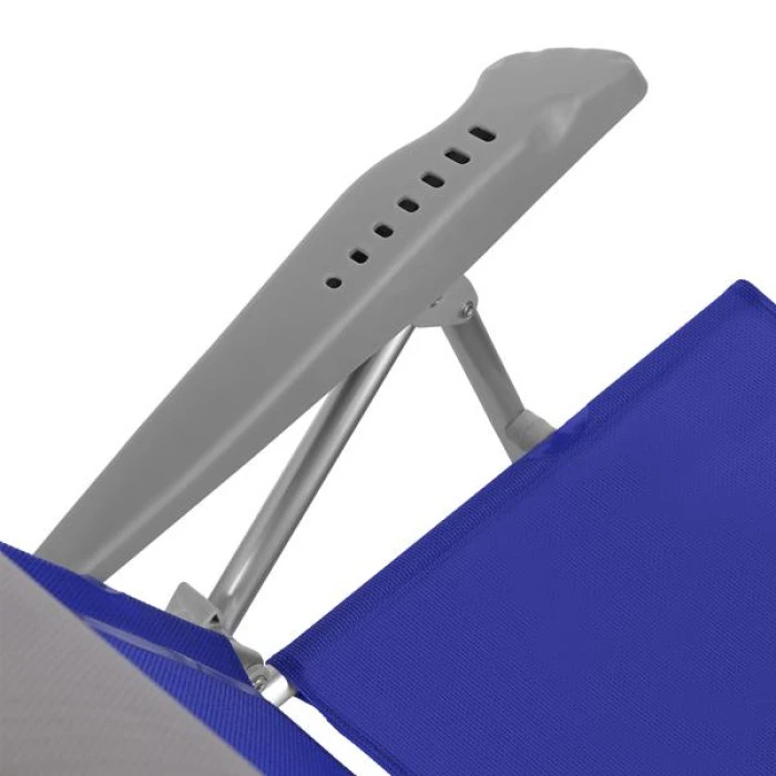 Кресло для кемпинга 2в1 NILS CAMP NC3502, сине-серое