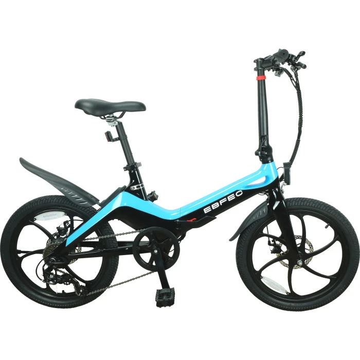 Электрический велосипед EBFEC Uranos 20 синий