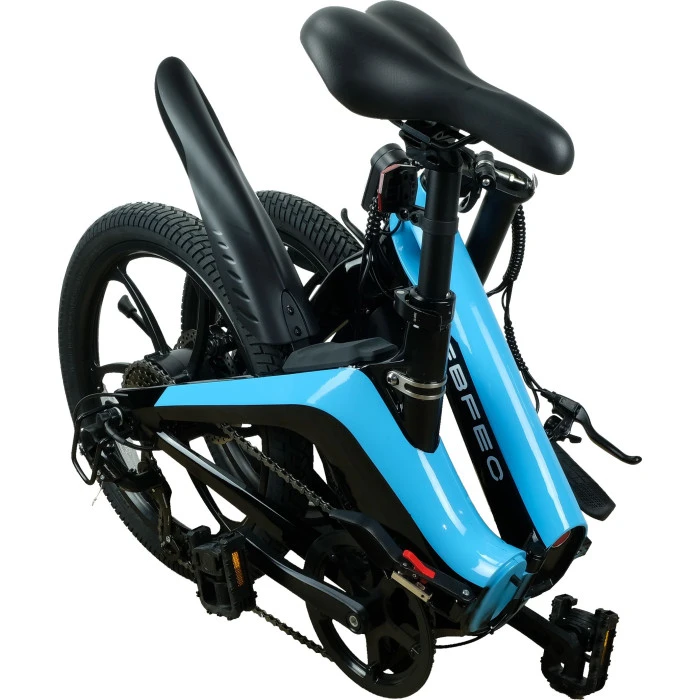 Электрический велосипед EBFEC Uranos 20 синий