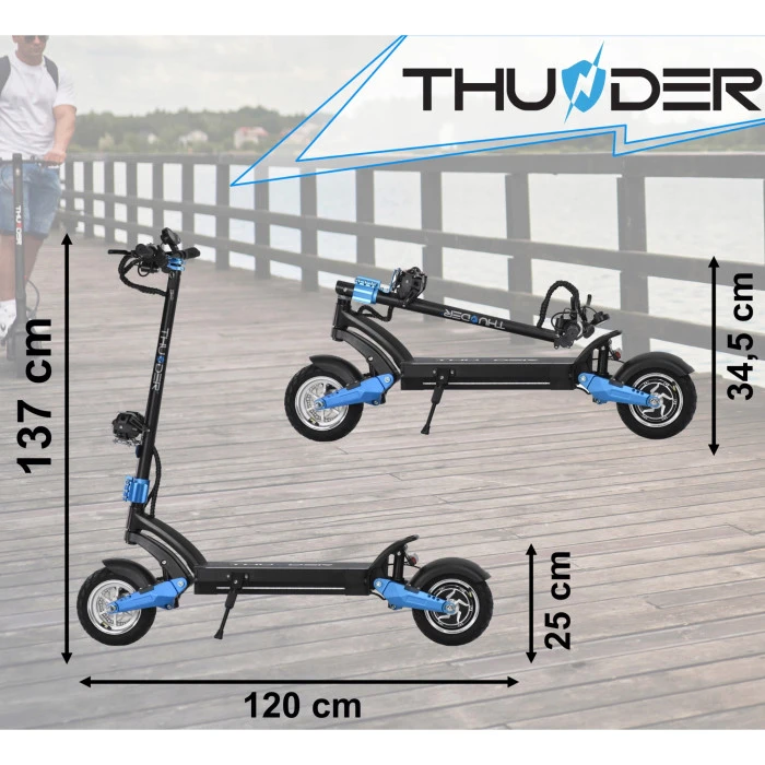 Електросамокат THUNDER ZEST 1600W 52V 14Ah