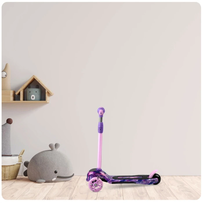 Самокат детский трехколесный Ricokids Piko розово-фиолетовый