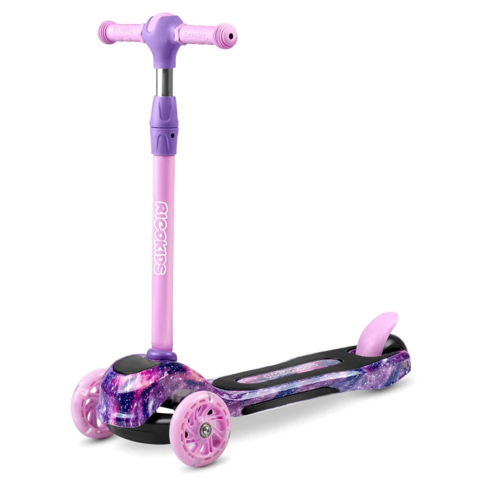 Самокат детский трехколесный Ricokids Piko розово-фиолетовый