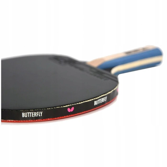 Ракетка для настільного тенісу BUTTERFLY Timo Boll Silver, чорно-червона