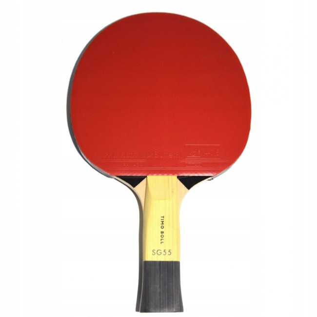 Ракетка для настольного тенниса BUTTERFLY Timo Boll SG55, черно-красная.