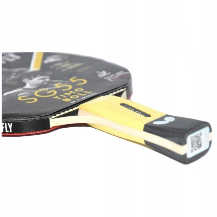 Ракетка для настільного тенісу BUTTERFLY Timo Boll SG55, чорно-червона