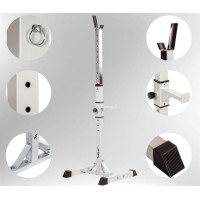 Подставка для больших гантелей с регулируемой высотой Movit, черная