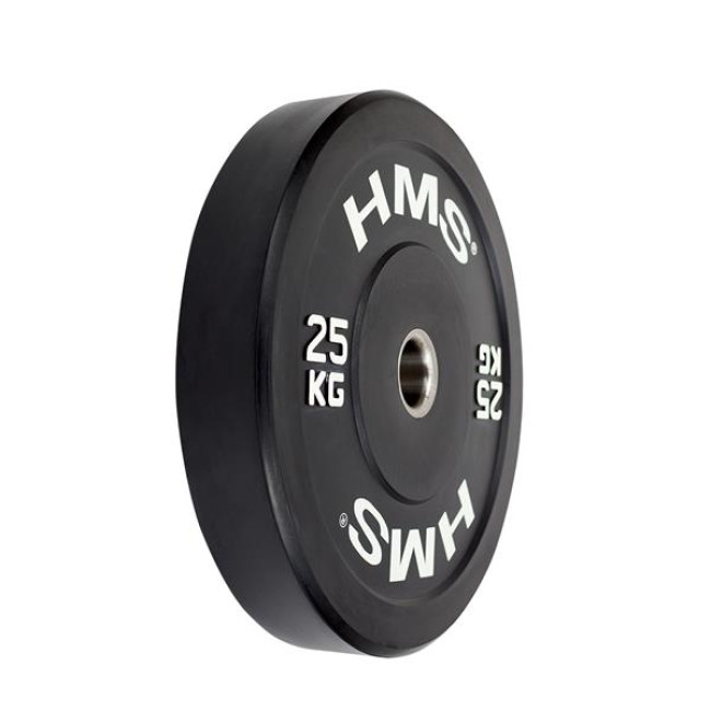 Диск олимпийский HMS BBR25 25 кг черный