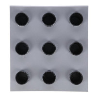 Сталева підставка під олімпійські грифи 9 лунок HMS COMMERCIAL STR35