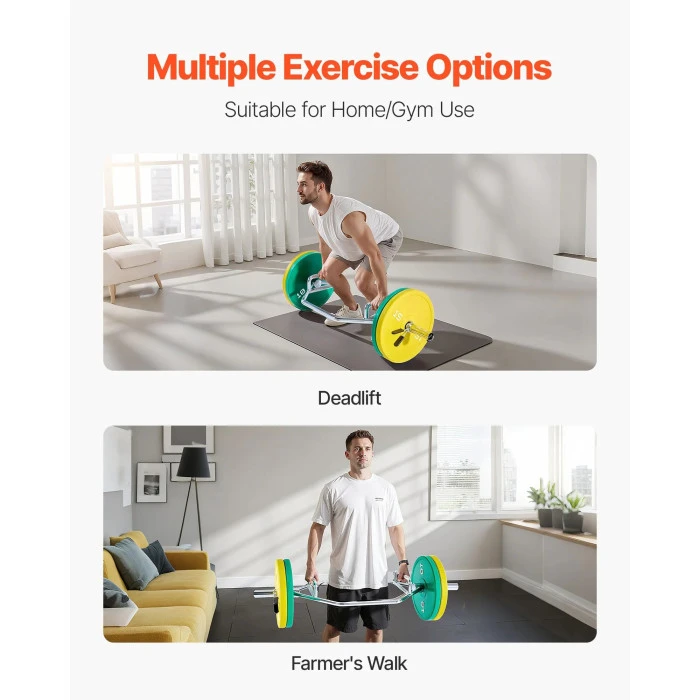 Гриф для штанги VEVOR 5,5 см, 360 кг, сірий