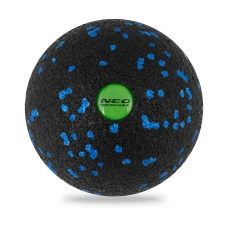 Мяч для массажа и фитнеса NS-965 черно-голубой