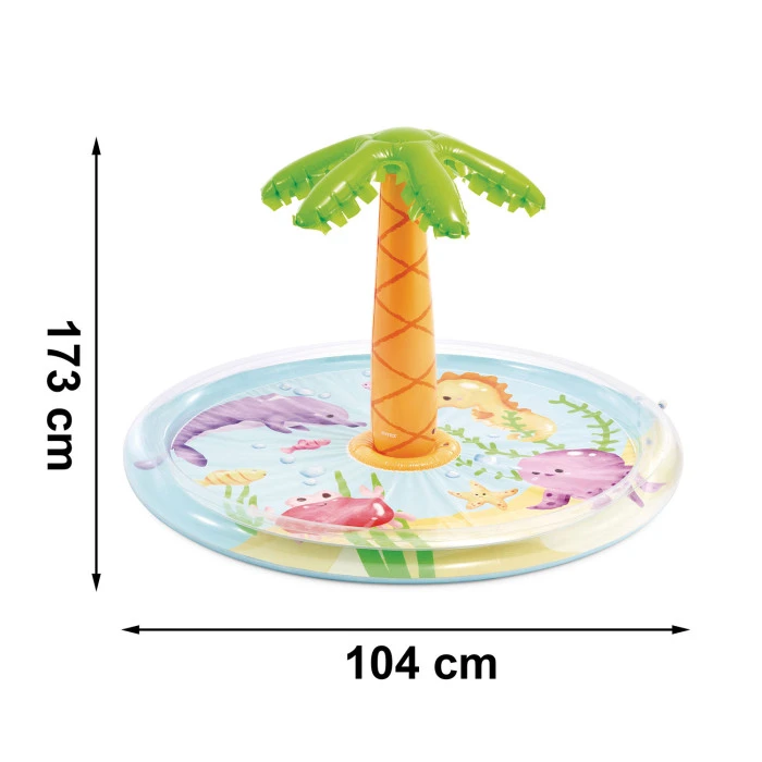 Бассейн надувной детский Intex 56433 Palma 104x173 см
