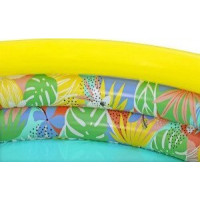 Басейн надувний дитячий Тропічні рослини Bestway 51203 168х38 см