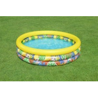 Басейн надувний дитячий Тропічні рослини Bestway 51203 168х38 см