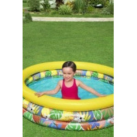 Басейн надувний дитячий Тропічні рослини Bestway 51203 168х38 см