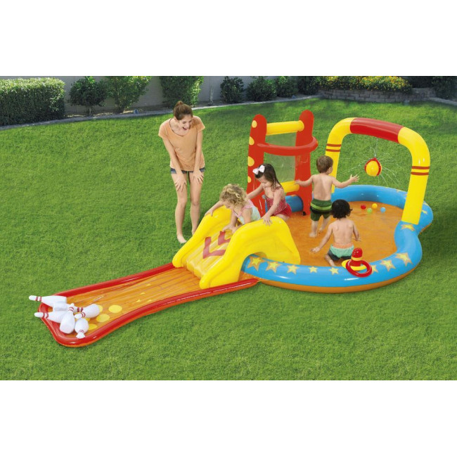 Надувная игровая площадка Lil Champ Bestway 53068 435x213x117 см