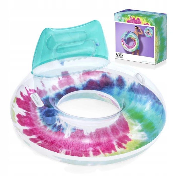 Круг надувной со спинкой Bestway 43637, 118 см