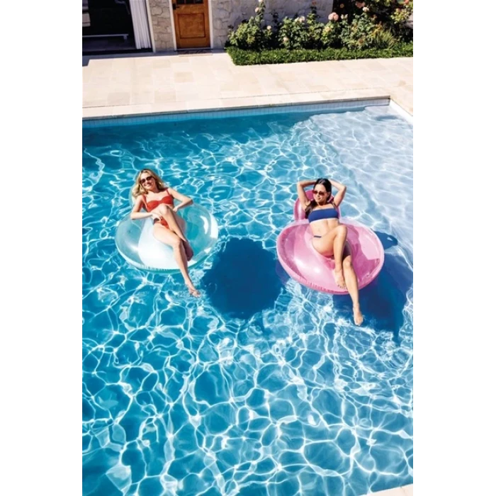 Надувное кресло для плавания INTEX 58889 розовое, 137 х 122 см