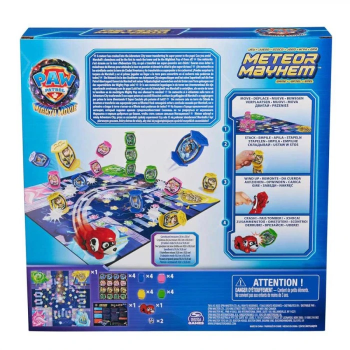 Настольная игра Spin Master Метеоритный шквал "Щенячий патруль 2"