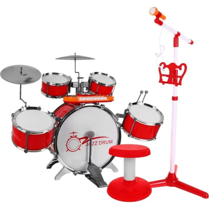 Дитячий музичний набір Ударні + Клавішні + Мікрофон 3+ ZMU.1704.CR