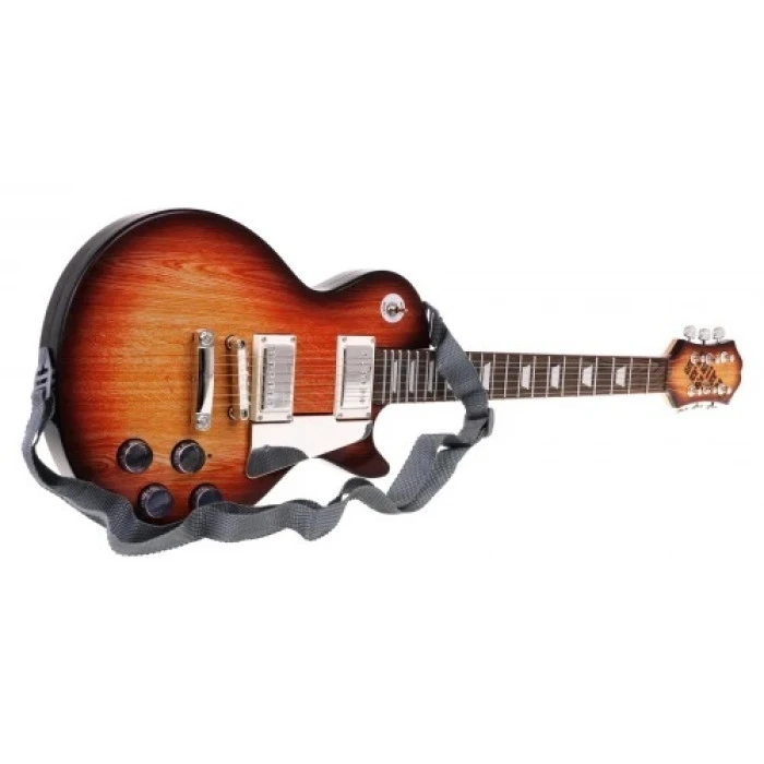 Детский набор гитара + коричневый микрофон ZMU.HK-9178B