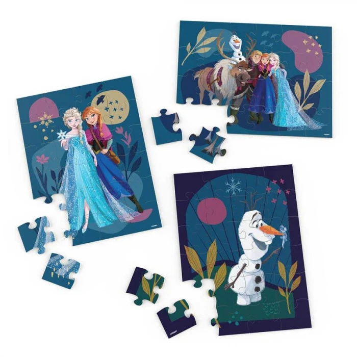 Пазл деревянный Spin Master "Ледяное сердце" 3в1 21,3 х 28,4 см