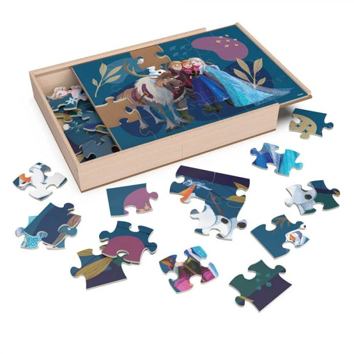 Пазл деревянный Spin Master "Ледяное сердце" 3в1 21,3 х 28,4 см