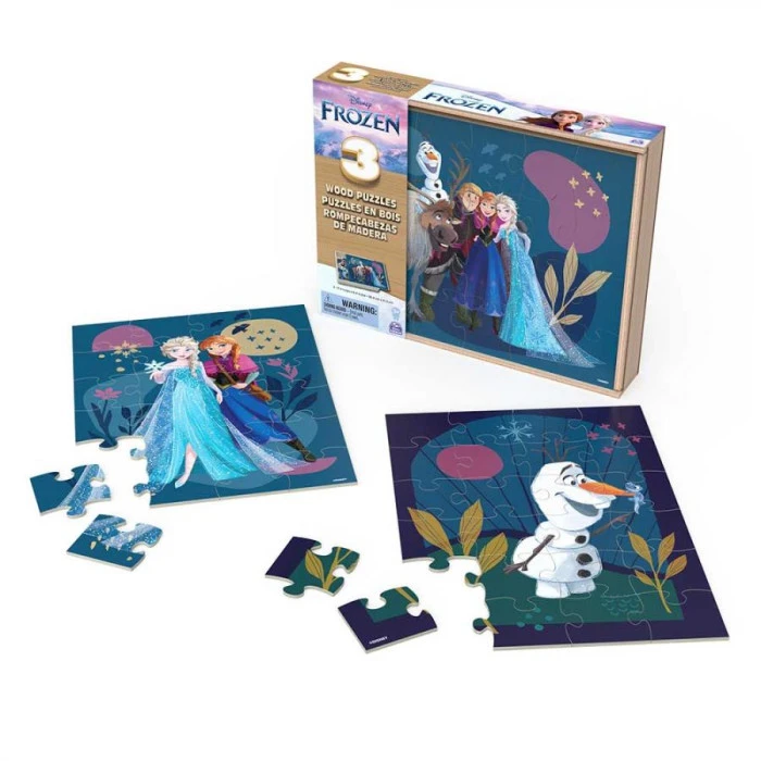 Пазл деревянный Spin Master "Ледяное сердце" 3в1 21,3 х 28,4 см