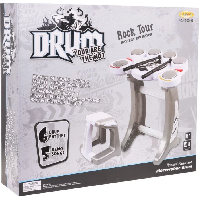 Дитяча електронна барабанна установка 6+ ZMU.HK-5090B