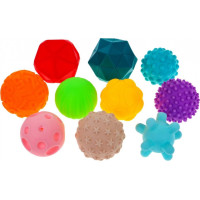 Дитячий набір з 10 гумових м'ячиків Ramiz ZDN.HE0233