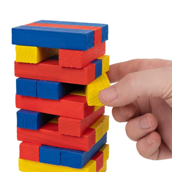 Настільна гра Spin Master Дженга, різнокольорова