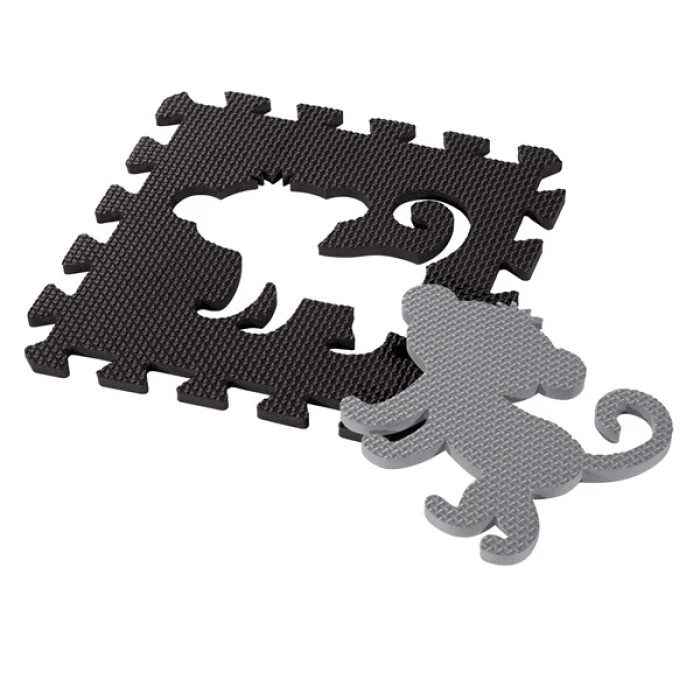 Килимок-пазл NILS FUN MD03 140х140х1 см, 36 деталей, сірий