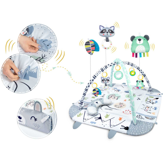 Развивающий коврик 110 x 100 см Кролик Ricokids